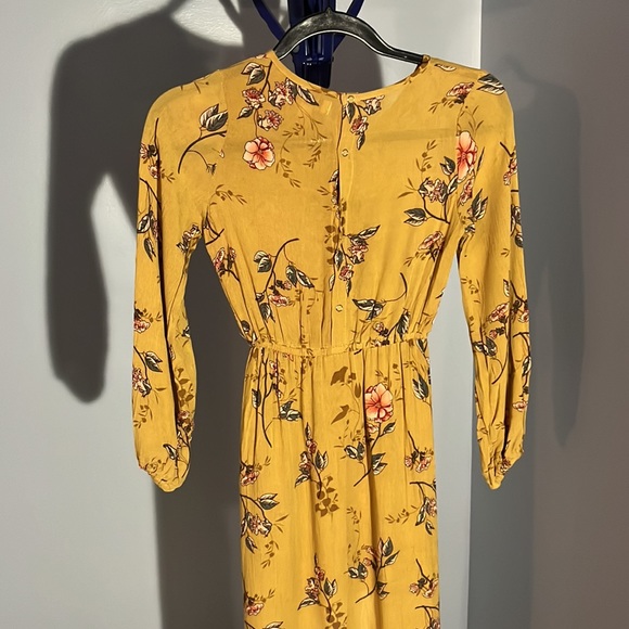 Peyton Bre Yellow Floral Romper Size 12 - Picture 7 of 11